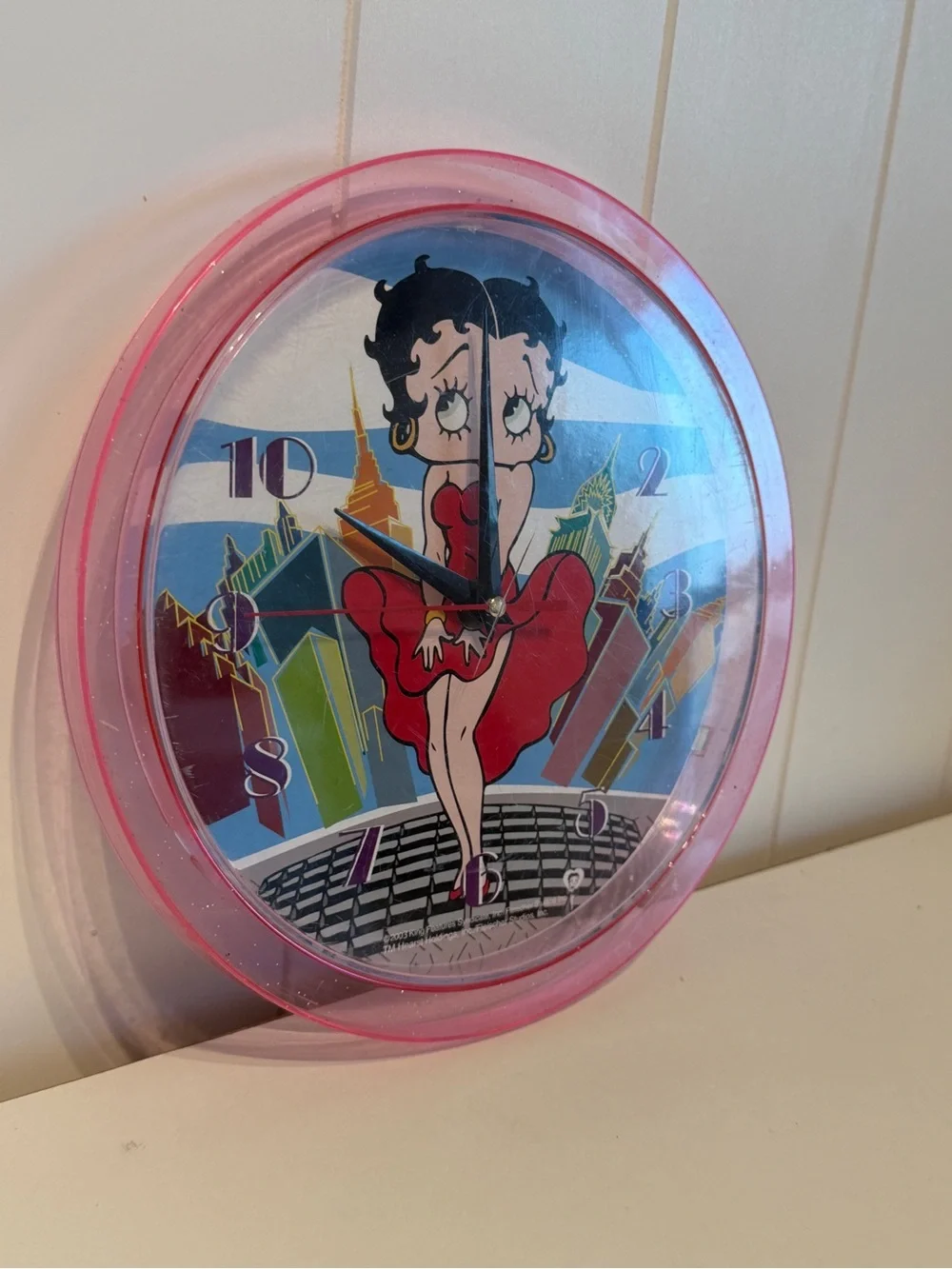 Betty Boop Maryland Style In The City Wall Clock Collectible Vintage Pre-Owned